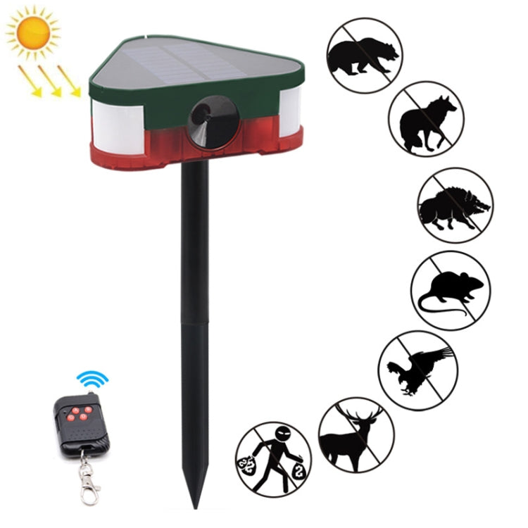 Solar Mouse Repeller High Frequency Ultrasonic Animal Drive(N911G) - Outdoor Insect Repellent by buy2fix | Online Shopping UK | buy2fix