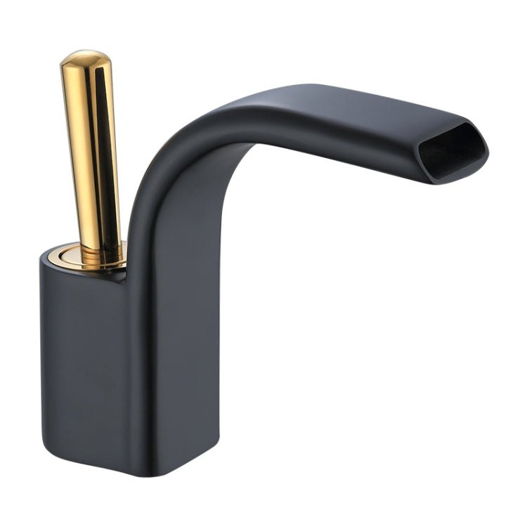 Bathroom All Copper Basin Hot And Cold Water Faucet, Specification: Black Gold - Faucets & Accessories by buy2fix | Online Shopping UK | buy2fix