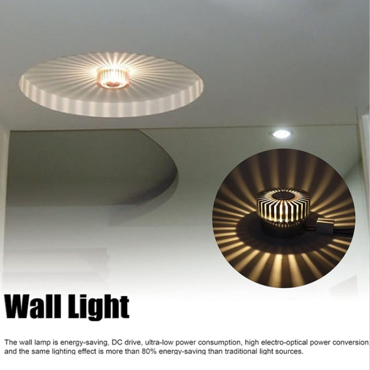 LED Aluminum Aisle Light Sunflower Corridor Lamp Decorative Light, Power source: Visible Installation 1W(Green) - Novelty Lighting by buy2fix | Online Shopping UK | buy2fix
