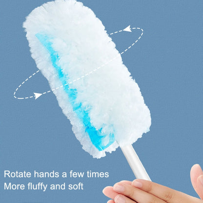 Disposable Household Vacuum Retractable Feather Duster, Style: Long Handle+6 Clothes - Sponges, Cloths & Brushes by buy2fix | Online Shopping UK | buy2fix