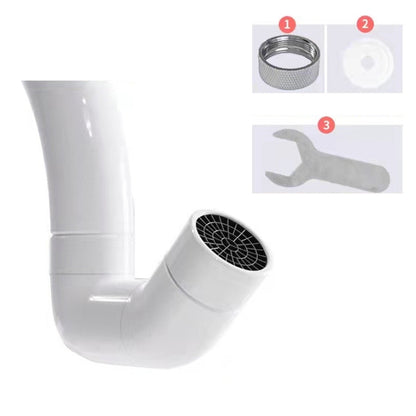 Faucet Extender Splashproof Universal Aerator, Color: White+Tool - Faucets & Accessories by buy2fix | Online Shopping UK | buy2fix