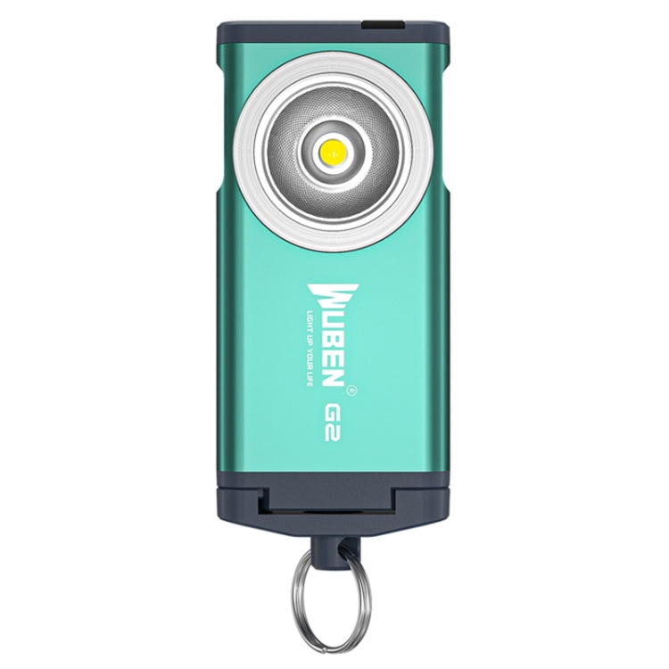 WUBEN G2 Strong Light LED Flashlight USB Outdoor Campers And Household Super Bright Key Chain Light(Green) - LED Flashlight by WUBEN | Online Shopping UK | buy2fix