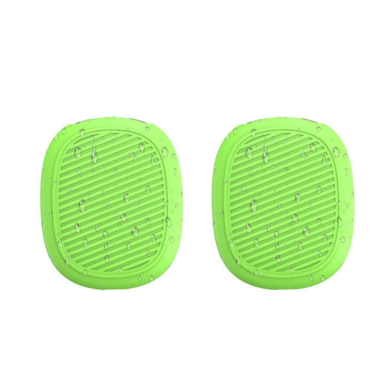 T2 For Apple AirPods Max 1pair Bluetooth Headset Anti-Fall Silicone Protective Case(Luminous Green) - For AirPods Max by buy2fix | Online Shopping UK | buy2fix