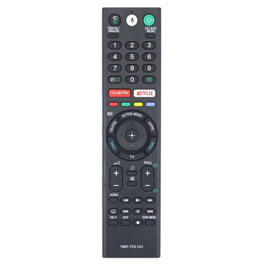 RMF-TX310U For Sony 4K Ultra HD Smart LED TV Voice Remote Control Replacement(Black) - TV by buy2fix | Online Shopping UK | buy2fix