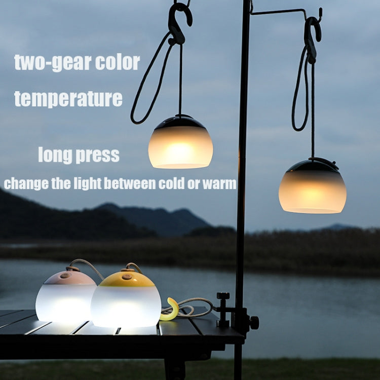 Retro Camping Lantern Rechargeable Haning Hook Night Light(Green) - Camping Lighting by buy2fix | Online Shopping UK | buy2fix