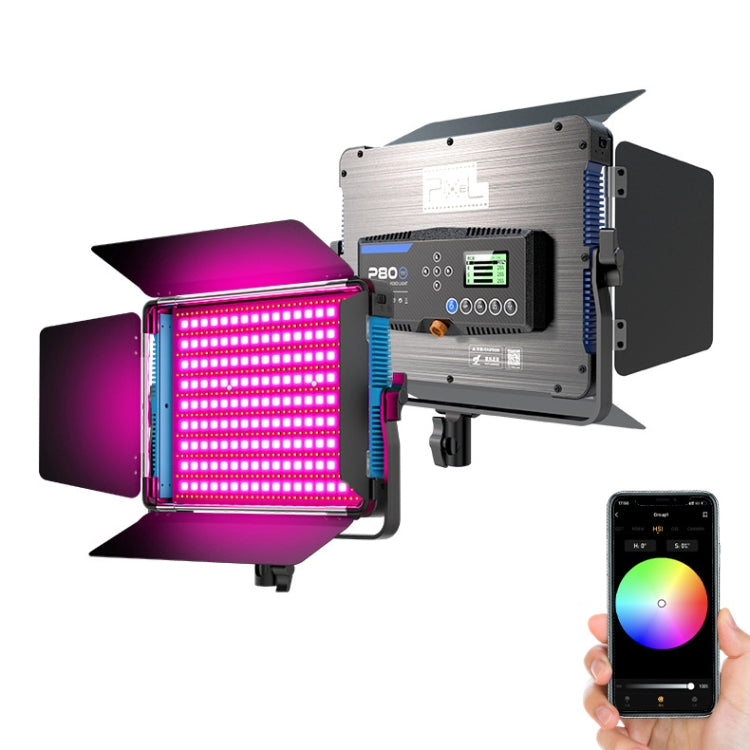 Pixel P80 60W 2600-10000K 542 LEDs Photography Fill Light Support Mobile APP Remote Control,UK Plug -  by Pixel | Online Shopping UK | buy2fix