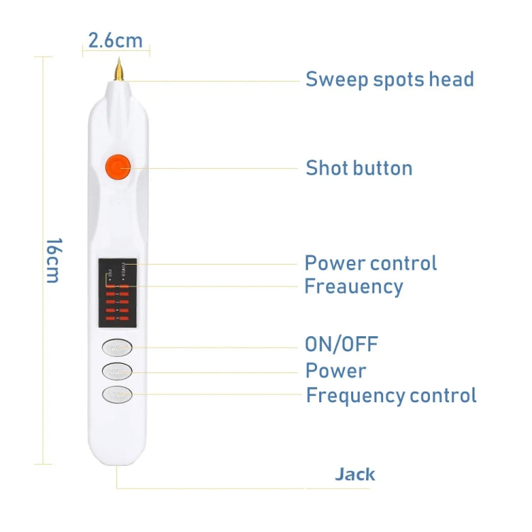 Spot Mole Pen Spot Removal Instrument Home Beauty Instrument, Spec: US  Plug -in Model(White) - Beauty Instrument by buy2fix | Online Shopping UK | buy2fix