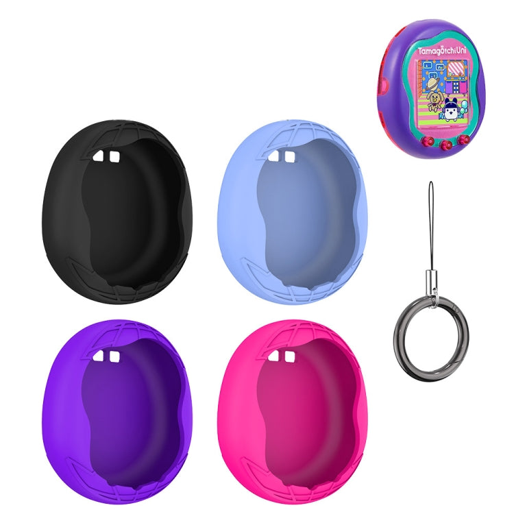 For Tamagotchi Uni (2023) Pet Game Machine Silicone Protection Case(Luminous Rose Red) - Accessories by buy2fix | Online Shopping UK | buy2fix