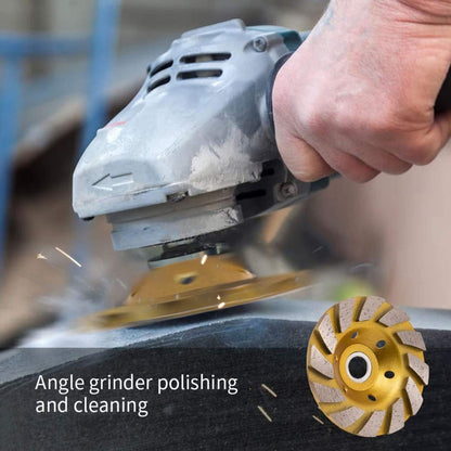 100mm Concrete Stone Diamond Grinding And Polishing Blades Ceramic Grinder Machine Fan Shape Grinding Wheel, Specification: B Level Fine Tooth - Abrasive Tools & Accessories by buy2fix | Online Shopping UK | buy2fix