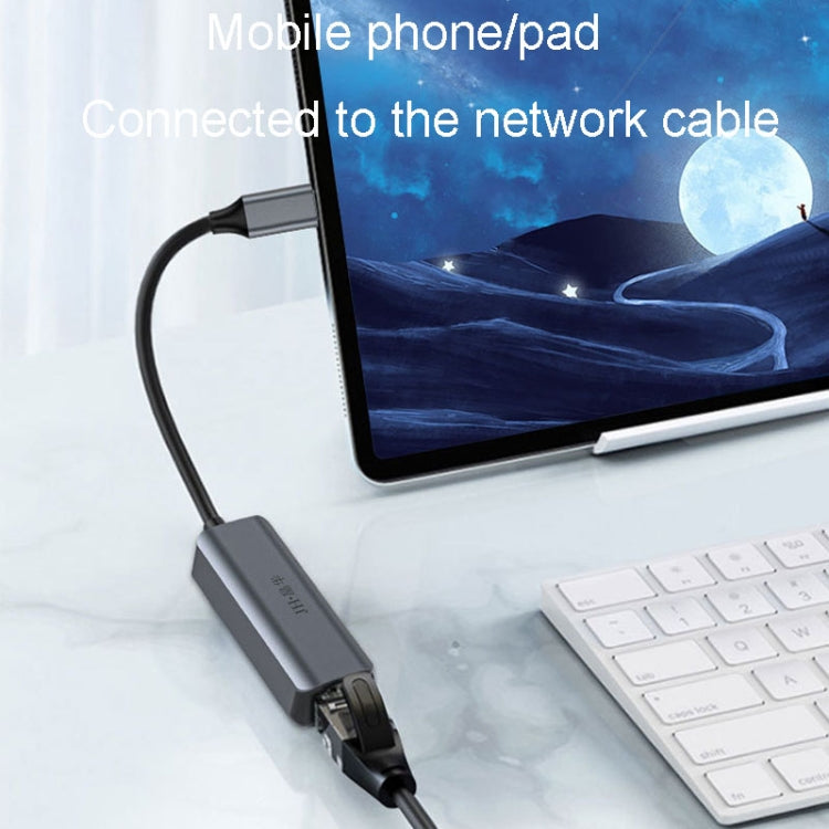 JINGHUA N866 Gigabit LAN Converter For Computer External Driverless Network Card, Specification: USB3.0 Single Port - USB Network Adapter by JINGHUA | Online Shopping UK | buy2fix
