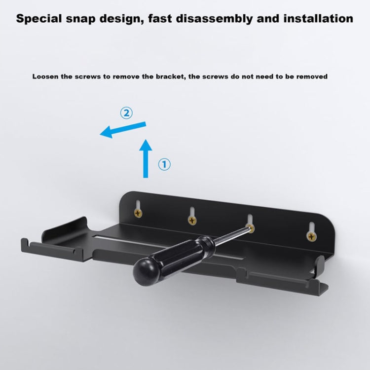 For PS5 Slim Wall-Mounted Storage Rack Host Handle Storage Hanger Accessories - Holder by buy2fix | Online Shopping UK | buy2fix