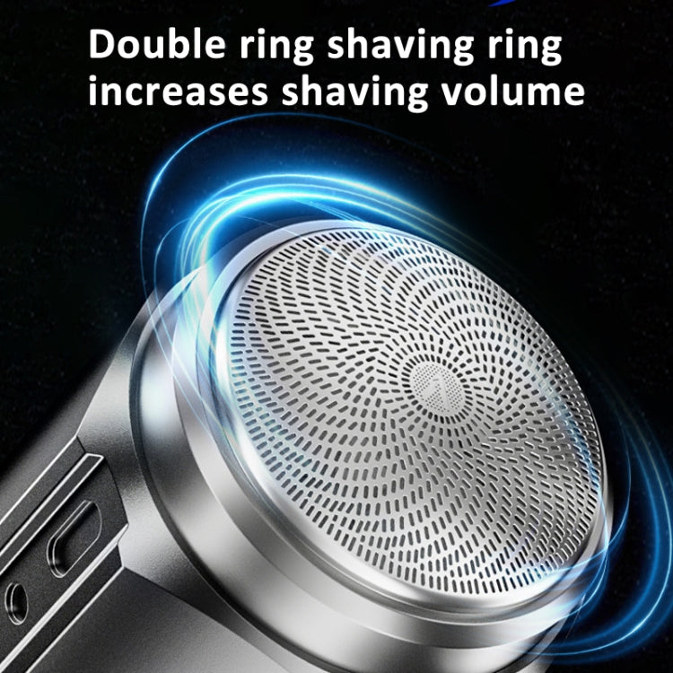 Smart Digital Display Electric Shaver Rechargeable Pocket Razor, Spec: Suspension Knife Net Guncolor - Electric Shavers by buy2fix | Online Shopping UK | buy2fix