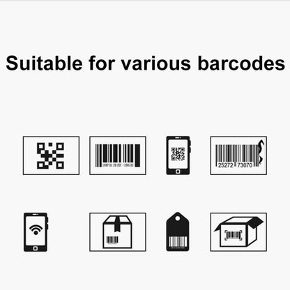 QR Code Scanner Mobile Phone Screen Supermarket Cashier Scanner, Model: Wireless - Barcode Scanner by buy2fix | Online Shopping UK | buy2fix