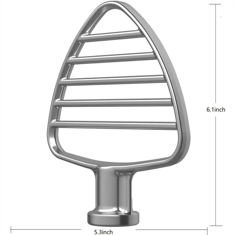 For KitchenAid Stand Mixer 4.5-5 QT Stainless Steel Stirring Paddle Kitchen Machine Accessories - Kitchen Machine Accessories & Parts by buy2fix | Online Shopping UK | buy2fix