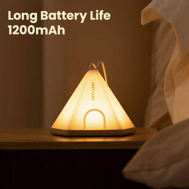 ZAY-L05 Tent-Shape USB Charging Timer Night Light Wild Camping Atmosphere Light(Green) - Camping Lighting by buy2fix | Online Shopping UK | buy2fix