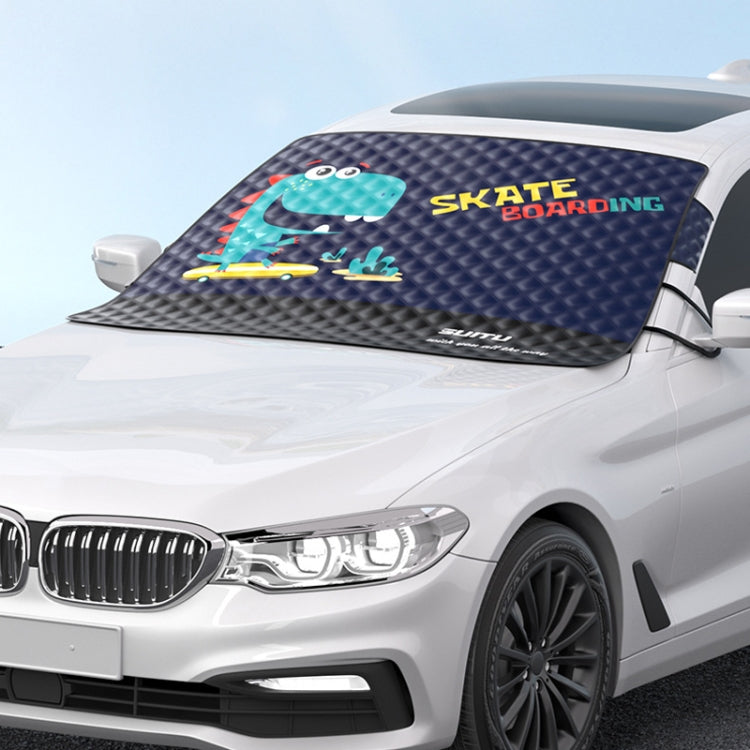 SUITU ST-3950 Automobile Thickening Sun Shield Car Snow Block Coat, Style: Dinosaur - Window Foils & Solar Protection by SUITU | Online Shopping UK | buy2fix