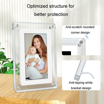 5 Inch HD Digital Photo Frame Crystal Advertising Player 1080P Motion Video Picture Display Player(US Plug) - 1.5-7.0 inch by buy2fix | Online Shopping UK | buy2fix