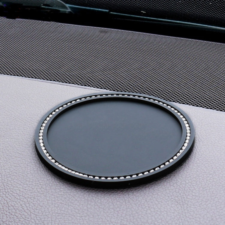 11cm Car Ornaments Anti-slip Mat High Temperature Resistant Perfume Base(Black) - Car Anti-Slip Mats by buy2fix | Online Shopping UK | buy2fix