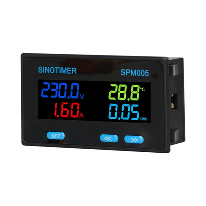 SINOTIMER SPM005 AC Digital Display Voltage Current Power Electricity Multifunctional Monitoring Meter, Specification: 100A - Current & Voltage Tester by SINOTIMER | Online Shopping UK | buy2fix