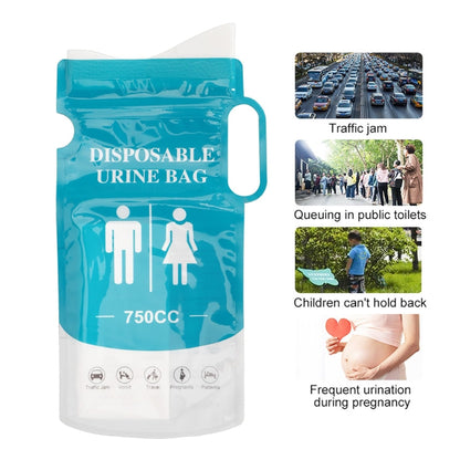 4pcs /Pack Car Disposable Emergency Rapid Coagulation Urine Bag Traffic Jam Pee Bag(13x27cm) - Stowing Tidying by buy2fix | Online Shopping UK | buy2fix
