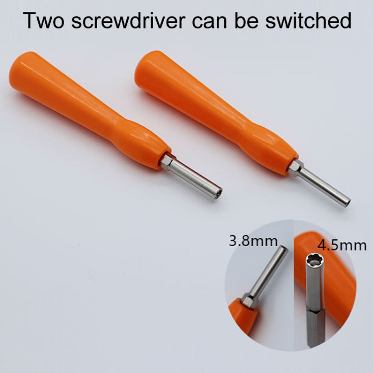 3.8mm/4.5mm 2 In 1 For GBA/NGC/N64/SFC/Wii Game Console Disassembly Tool Screwdriver Socket - Screwdriver by buy2fix | Online Shopping UK | buy2fix