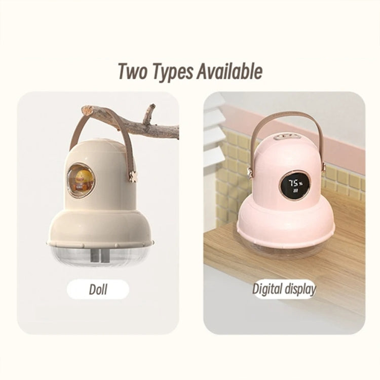 ICARER FAMILY IF-JS01 USB Charging Desktop Night Light Dual-spray Humidifier, Color: Pink (Doll) - Air Purifiers & Accessories by ICARER FAMILY | Online Shopping UK | buy2fix