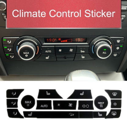 For BMW E90/E91/E92/330I 2006-2011 Air Conditioning Panel Button Repair Sticker - Decorative Sticker by buy2fix | Online Shopping UK | buy2fix