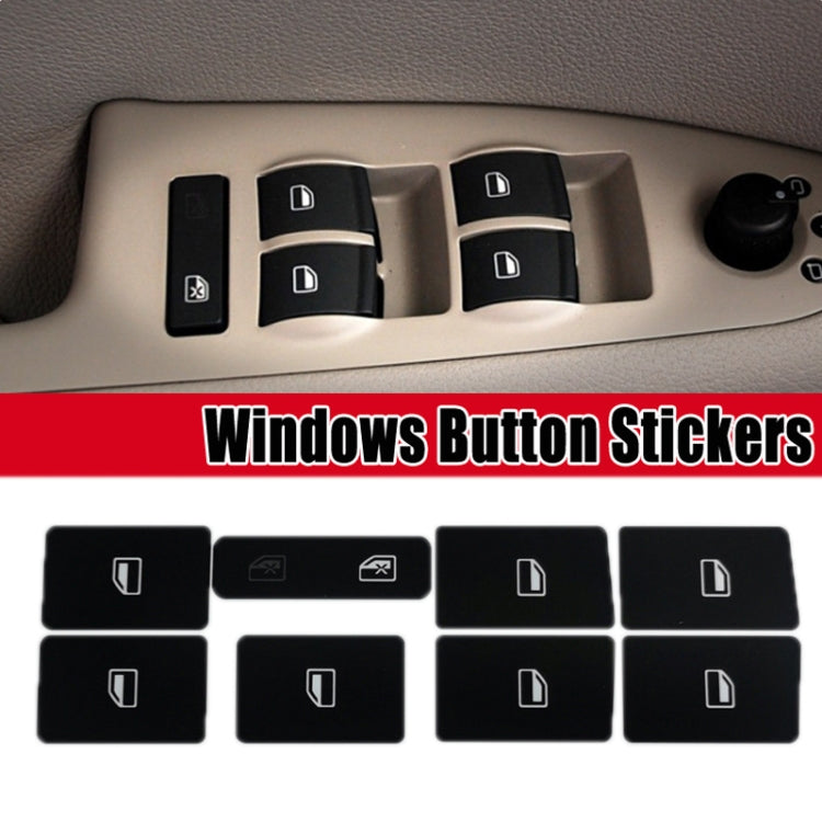 For Audi A4 2004-2008 Window Button Repair Sticker - Decorative Sticker by buy2fix | Online Shopping UK | buy2fix