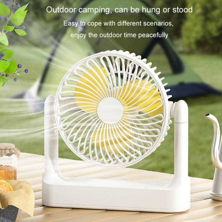 Portable Retractable USB Home Desktop Fan Large Wind Power Outdoor Ceiling Fan, Model: Charging Model - Electric Fans by buy2fix | Online Shopping UK | buy2fix