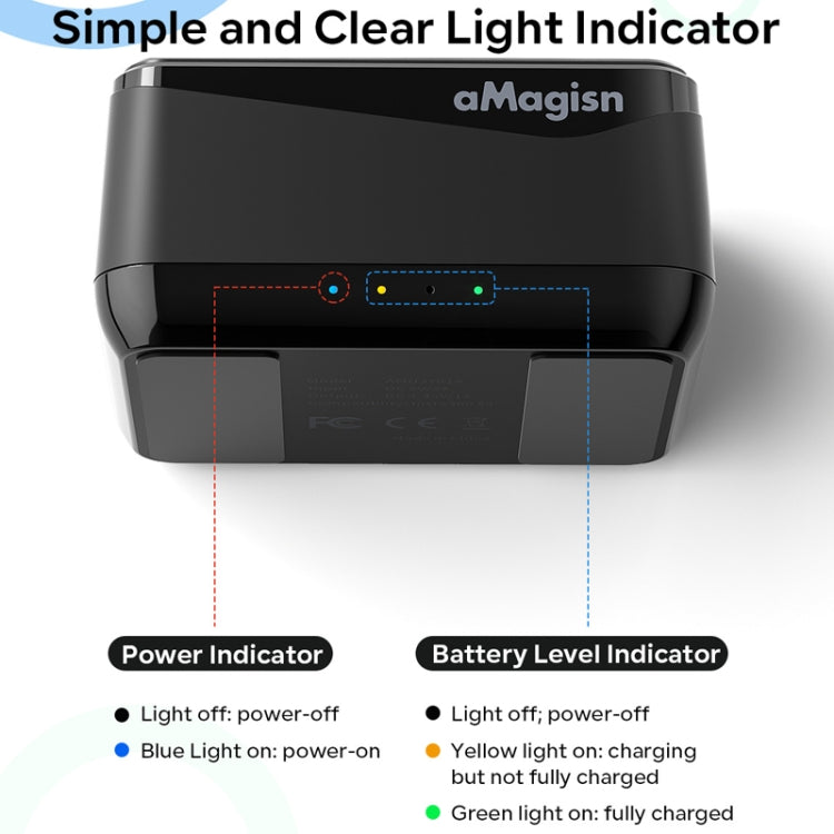 For Insta360 X4 AMagisn Battery Charger Charging Seat Camera Accessories - Others by aMagisn | Online Shopping UK | buy2fix