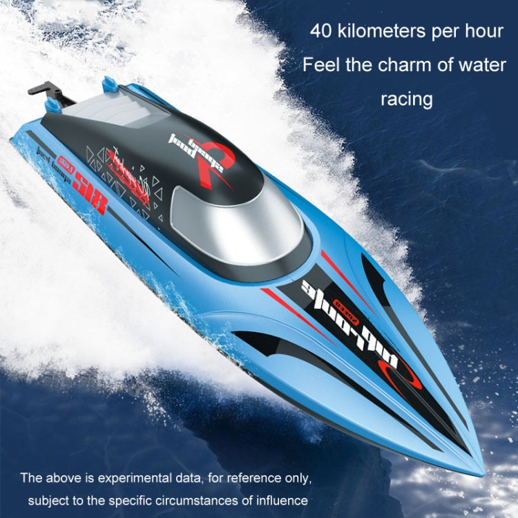 812 High-Speed RC Boat Large Horsepower Speedboat Long Endurance Waterproof Boys Water Toy Single Battery(Orange) - RC Boats by buy2fix | Online Shopping UK | buy2fix