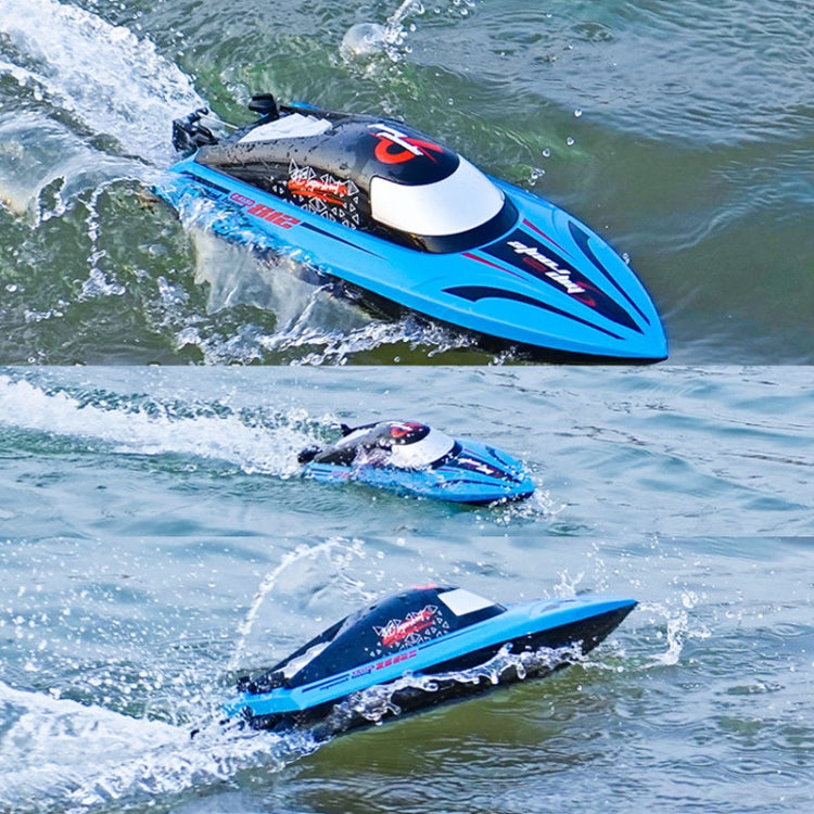 812 High-Speed RC Boat Large Horsepower Speedboat Long Endurance Waterproof Boys Water Toy Dual Batteries(Orange) - RC Boats by buy2fix | Online Shopping UK | buy2fix