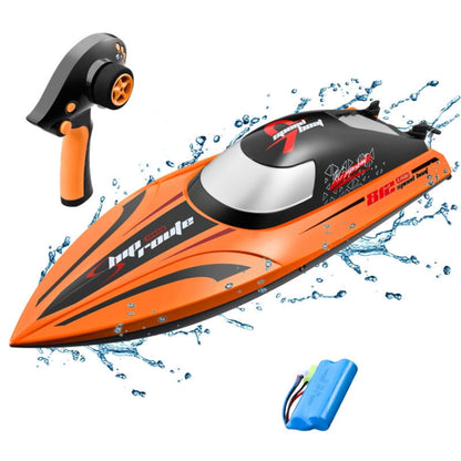 812 High-Speed RC Boat Large Horsepower Speedboat Long Endurance Waterproof Boys Water Toy Single Battery(Blue) - RC Boats by buy2fix | Online Shopping UK | buy2fix