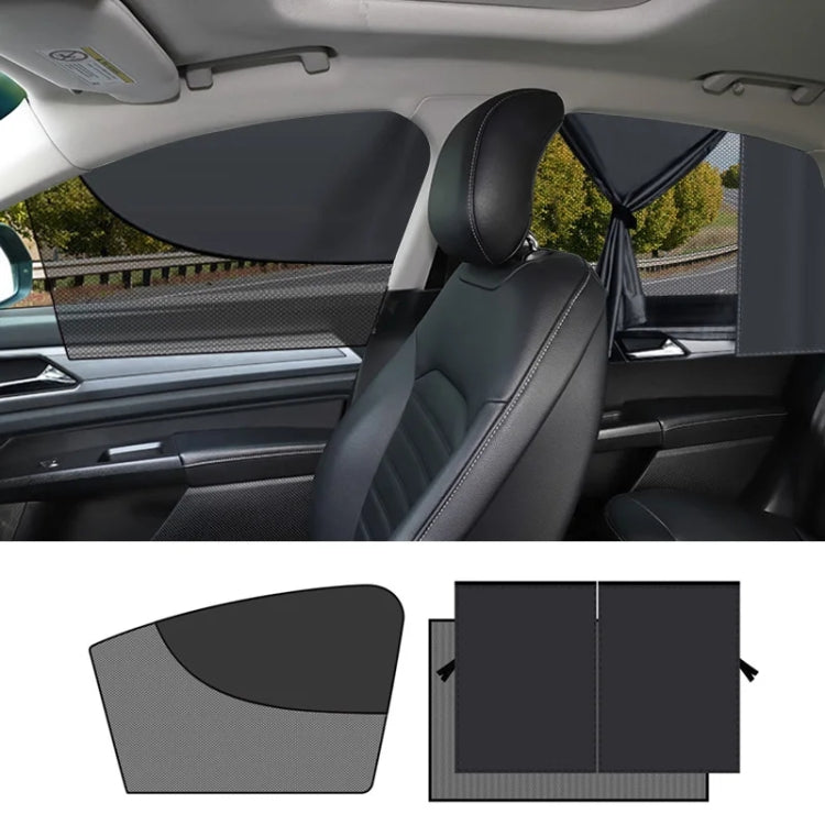 Car Magnetic Summer Sun Protection Insulating Privacy Curtain, Specification: Main Driver Arc - Window Foils & Solar Protection by buy2fix | Online Shopping UK | buy2fix