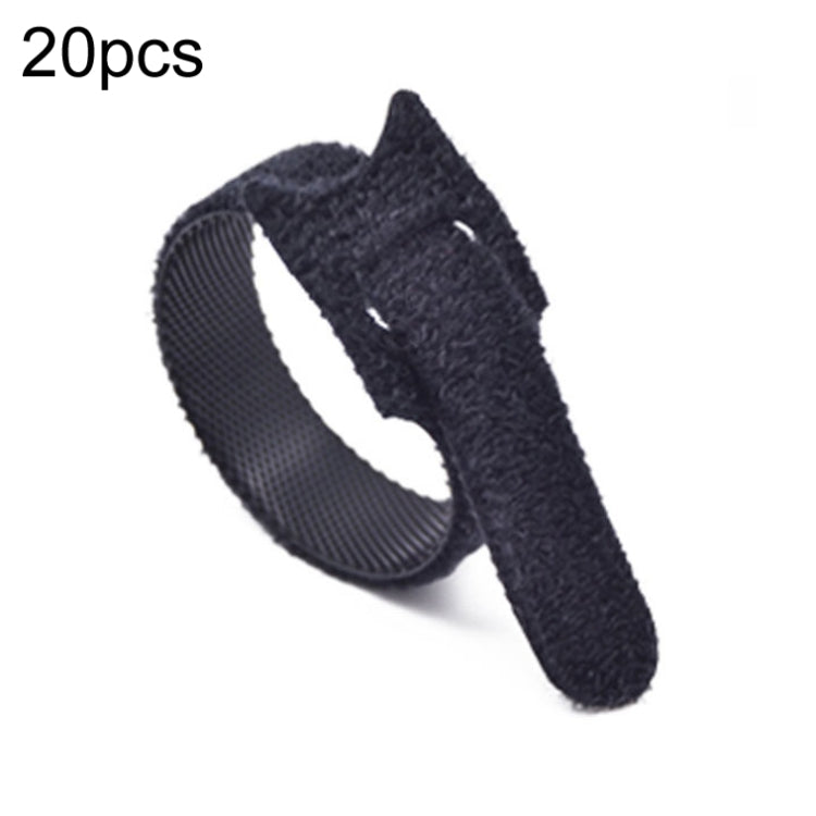 20pcs Nylon Fixed Packing Tying Strap Data Cable Storage Bundle, Model: 12 x 150mm Black - Cable Organizer by buy2fix | Online Shopping UK | buy2fix