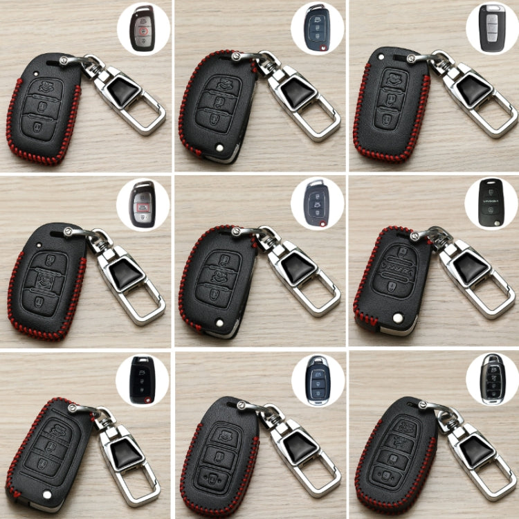 For Hyundai Car Key Cover Multifunctional Keychains Anti-lost Number Plates, Style: H - Car Key Cases by buy2fix | Online Shopping UK | buy2fix