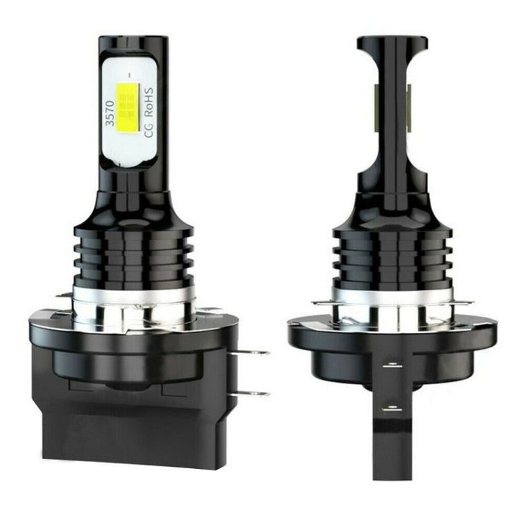 2pcs H11B 3570 2LED 80W Car Headlight Bulbs High Bright Fog Lights(Yellow) - Fog / Driving Lights by buy2fix | Online Shopping UK | buy2fix