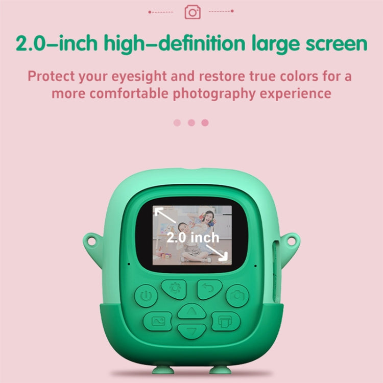 A19B 2.0-Inch 720P HD Reversible Camera Cartoon Children Mini Digital Printing Camera(Pink) - Children Cameras by buy2fix | Online Shopping UK | buy2fix