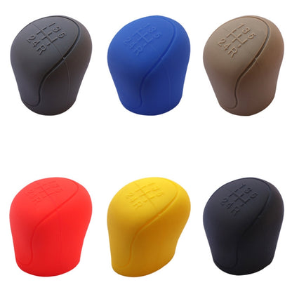 Automotive Silicone Manual Automatic Shift Lever Protective Cover, Size: Gear Shift Blue - Shift Knob by buy2fix | Online Shopping UK | buy2fix
