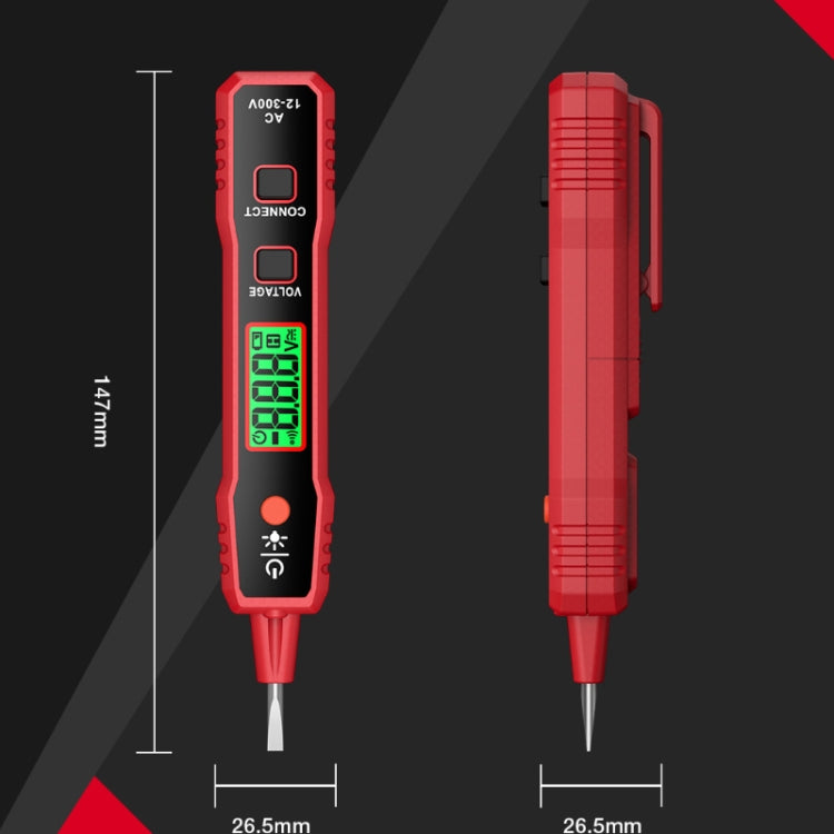 HABOTEST LCD Digital Display Sound Light Alarm High Sensitivity Test Pen(HT89A) - Current & Voltage Tester by HABOTEST | Online Shopping UK | buy2fix