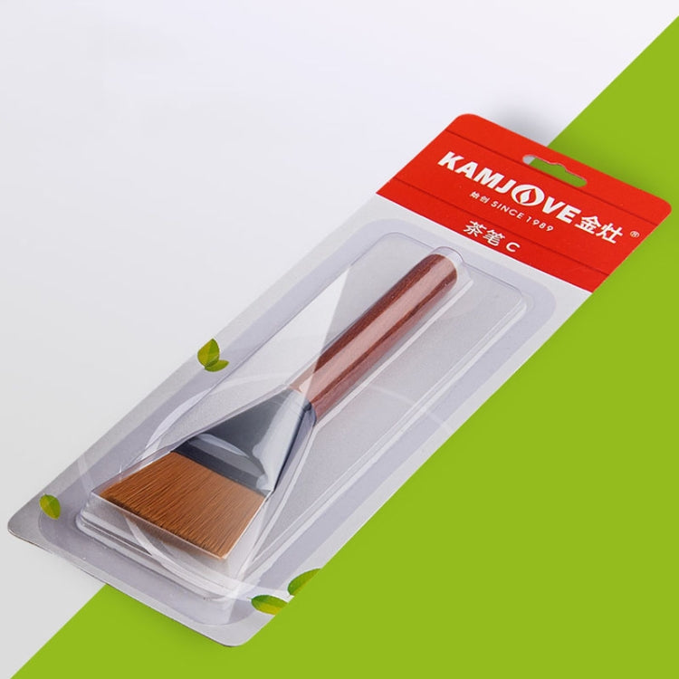 KAMJOVE Tea Tray Cleaning Brush Solid Wooden Tea Tools Brush, Style: C - Tea Clips by KAMJOVE | Online Shopping UK | buy2fix