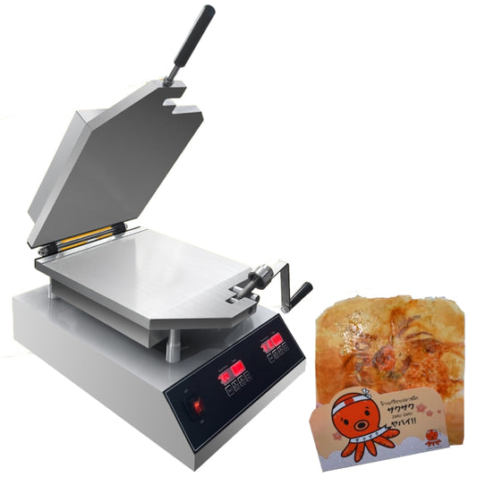 Japanese Paper Thin Seafood Cracker Pancake Machine UK Plug 220V 2800W - Bulit-in Ovens & Accessories by buy2fix | Online Shopping UK | buy2fix