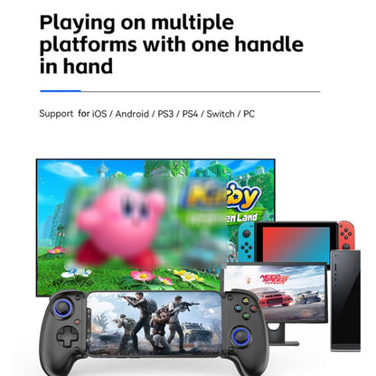 BSP-D10 Wireless Stretch Game Controller for Switch / Android / IOS / PC / PS3 / PS4(Black) - Controller Gamepad by buy2fix | Online Shopping UK | buy2fix