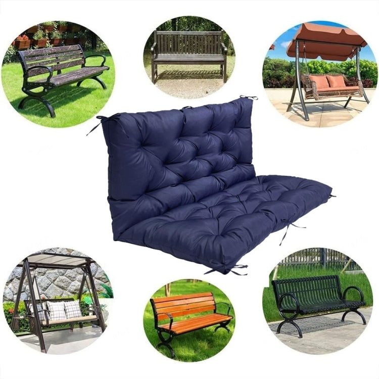 Outdoor Home Patio Soft Waterproof Sunscreen Bench Chair Cushion, Size: 100x100x10cm(Hawaii Style) - Cushions & Pillows by buy2fix | Online Shopping UK | buy2fix