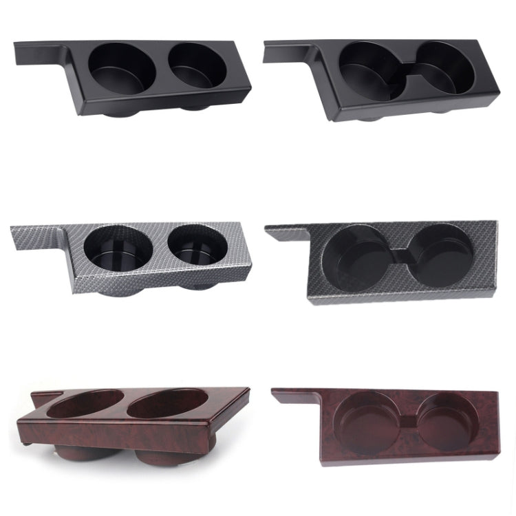 For BMW 5 Series E39/528i/530i/M5 Left-hand Drive Car Central Control Cup Holder, Color: Carbon Grain - Car Drink Holders by buy2fix | Online Shopping UK | buy2fix