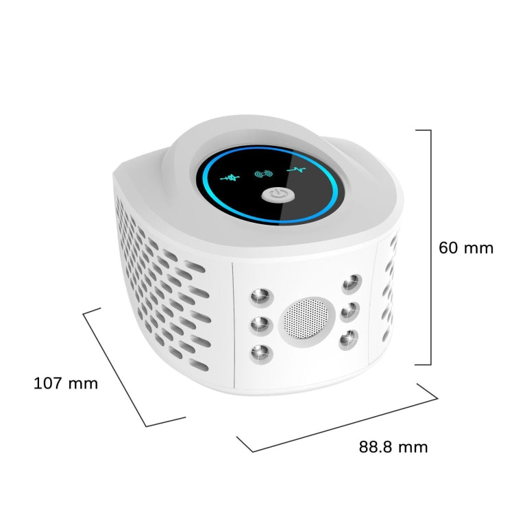 QSQ218 Multifunctional LED Household Indoor High-power Ultrasonic Mouse Repellent EU Plug(White) - Repellents by buy2fix | Online Shopping UK | buy2fix