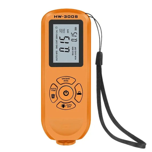 HW-300S High Precision Coating Thickness Gauge Anti-skid Paint Film Gauge(Orange Horizontal Screen) - Coating Thickness Gauge by buy2fix | Online Shopping UK | buy2fix