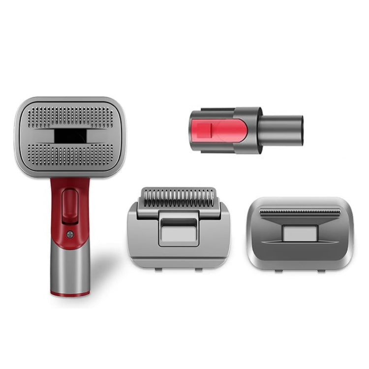 For Dyson V7 V8 V10 V11 V15 Pet 3 In 1 Grooming Suction Head Set Without Hose - For Dyson Accessories by buy2fix | Online Shopping UK | buy2fix