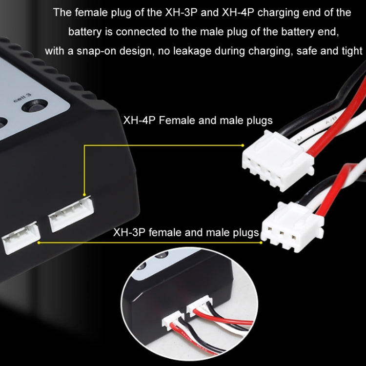 ImaxRC 7.4V/11.1V 2S/3S Model Aircraft Drone Lithium Battery Intelligent Balance Charger(US Plug) - Charger by ImaxRC | Online Shopping UK | buy2fix