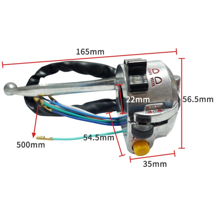 For JIALING JH70/JH90 Handlebar Electric Switch Starter Assembly - Replacement Parts by buy2fix | Online Shopping UK | buy2fix